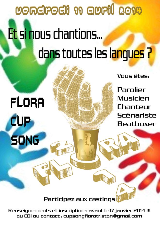 Affiche song cup 2014